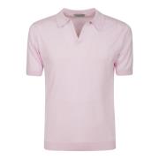 John Smedley Rosa Skipper Krage Pikétröja Pink, Herr