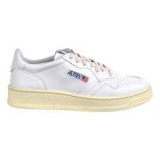 Autry Låga Läder Medalist Sneakers White, Herr