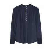 Gustav Smock Cuff Blouse Blue, Dam