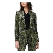 Diane Von Furstenberg Stiliga Jackor Kollektion Green, Dam