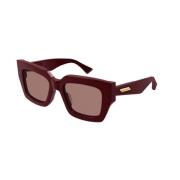 Bottega Veneta Burgundy Pink Solglasögon Bv1212S Modell Red, Dam