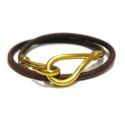 Hermès Vintage Pre-owned Laeder armband Brown, Dam