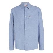 Tommy Jeans Skjorta Blue, Herr