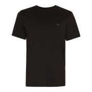 Michael Kors Svart Bomull Jersey T-shirt med Ikoniskt Logotyp Black, H...