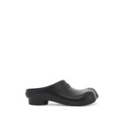 MM6 Maison Margiela Gummianatomiska tofflor med numerisk signatur Blac...