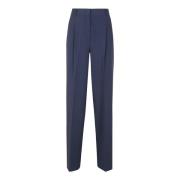 Michael Kors Midnight Blue Tailored Trousers Blue, Dam