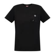 Kenzo T-shirt med ficka Black, Dam