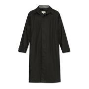 Maison Margiela Bomull trenchcoat Black, Herr