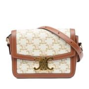 Celine Vintage Pre-owned Tyg celine-vskor White, Dam