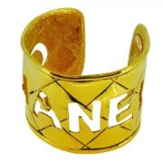 Chanel Vintage Pre-owned Tyg armband Yellow, Dam