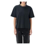 Golden Goose Kristallkrage T-shirt Black, Dam