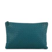 Bottega Veneta Vintage Pre-owned Laeder plnbcker Green, Dam