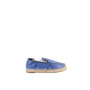 Celine Vintage Pre-owned Laeder espadriller Blue, Dam