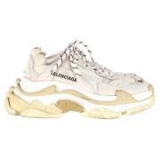 Balenciaga Vintage Pre-owned Polyester sneakers White, Dam