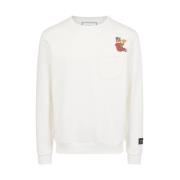 Iceberg Sweatshirt med Yogi-tryck Beige, Herr