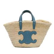 Celine Vintage Pre-owned Raffia celine-vskor Beige, Dam