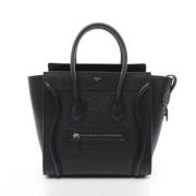 Celine Vintage Pre-owned Laeder handvskor Black, Dam