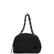 Chanel Vintage Pre-owned Bomull handvskor Black, Dam