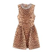 Zimmermann Animalier Linne Siden Mini Klänning Multicolor, Dam