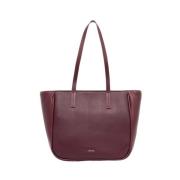 Calvin Klein Bordeaux Polyeten Handväska Höst/Vinter Kollektion Brown,...