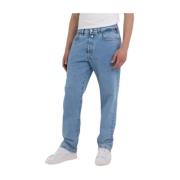 Replay Blå M9Z1 Straight Fit Jeans Blue, Herr