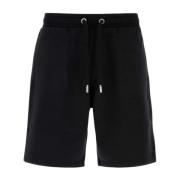 Ami Paris Svarta bomull Bermuda shorts Black, Herr