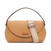 Gianni Chiarini Beige Läderflapväska Beige, Dam