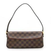 Louis Vuitton Vintage Pre-owned Canvas axelremsvskor Brown, Dam