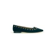 Prosperine Spetsiga dam ballerina skor Black, Dam