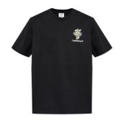 Casablanca Tryckt T-shirt Black, Herr