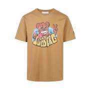 Iceberg T-shirt med björntryck och VXmee-logotyp Brown, Herr