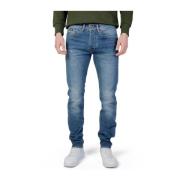 GAS Smala bomullsjeans med elastan Blue, Herr