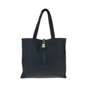 Prada Vintage Pre-owned Canvas prada-vskor Black, Dam