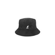 Kangol Lyxig Furgora Bucket Hat i Svart Black, Unisex