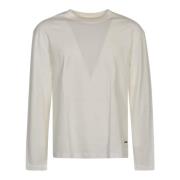 Jil Sander Vit Crew-Neck T-shirt White, Herr