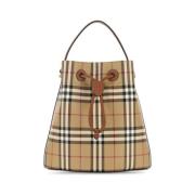 Burberry Vintage Check Dragsko Väska Beige, Dam