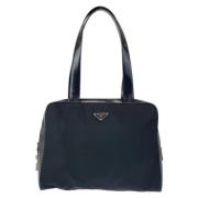 Prada Vintage Pre-owned Canvas prada-vskor Black, Dam