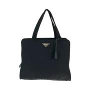 Prada Vintage Pre-owned Canvas prada-vskor Black, Dam