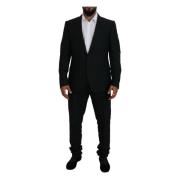 Dolce & Gabbana Single Breasted Suits Black, Herr