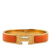 Hermès Vintage Pre-owned Metall armband Orange, Dam