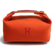 Hermès Vintage Pre-owned Canvas handvskor Orange, Dam