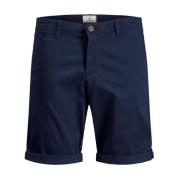 Jack & Jones Bomullsblandade Sommar Shorts med Elastan Blue, Herr