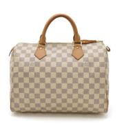 Louis Vuitton Vintage Pre-owned Canvas handvskor White, Dam