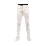 Siviglia Stiliga Jeans för Män White, Herr