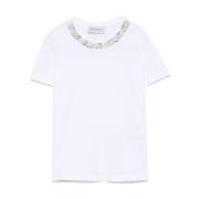 Ermanno Scervino Vit T-shirt med korta ärmar White, Dam