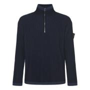 Stone Island Blå Polo Skjortor och Polos Blue, Herr