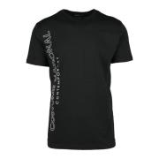 Costume National Modern Bomull T-shirt Black, Herr