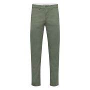 Lee Vanliga Chino Långa byxor Green, Herr