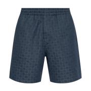 Givenchy Grå Bermuda Shorts Stiliga Moderna Män Gray, Herr