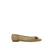 Salvatore Ferragamo Ballet Flats Zea Yellow, Dam